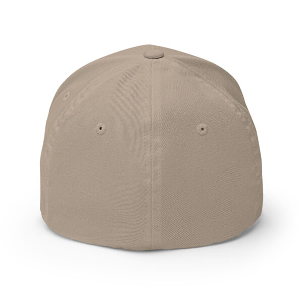 closed-back-structured-cap-khaki-back-6827ff18130a7.jpg Back view of beige baseball cap