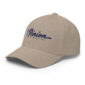 Beige baseball cap with embroidered logo