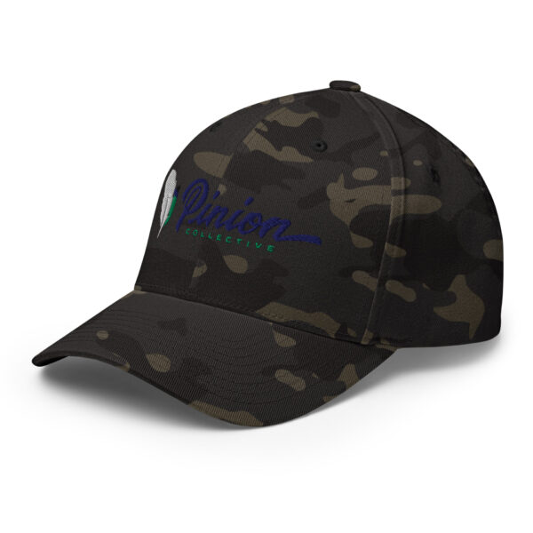 closed-back-structured-cap-multicam-black-left-front-6827ff180b46c.jpg Camo baseball cap with embroidered logo