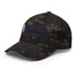 Camo baseball cap with embroidered logo