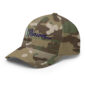 Camouflage baseball cap with embroidered logo