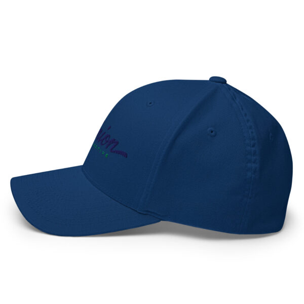 closed-back-structured-cap-royal-blue-left-6827ff180c1bb.jpg Blue baseball cap with embroidered logo