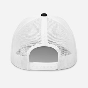 retro-trucker-hat-black-white-back-6827fdd5be516.jpg White mesh trucker hat back view