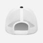 White mesh trucker hat back view