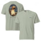 Labrador Retriever graphic t-shirt, front and back view.