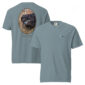 Boykin Spaniel graphic T-shirt, gray color.