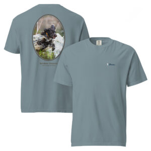 Gray T-shirt with Boykin Spaniel design