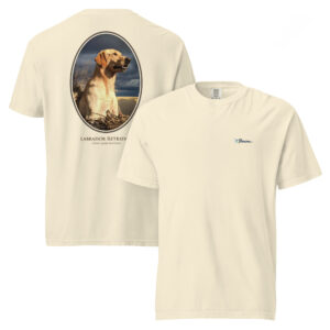 T-shirt with Labrador Retriever design