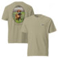 T-shirt with Golden Retriever image on back.