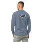 Man wearing blue Labrador Retriever shirt