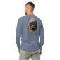 Man wearing shirt with Boykin Spaniel dog design.