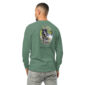 Man wearing green Labrador Retriever graphic shirt
