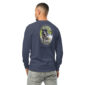 Man wearing Labrador Retriever themed shirt