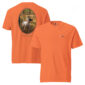 Orange T-shirt with English pointer dog image