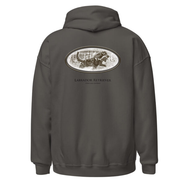 unisex-heavy-blend-hoodie-charcoal-back-6925fc8ebdb91.jpg Gray hoodie with Labrador Retriever design