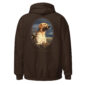 Brown hoodie with Labrador Retriever image