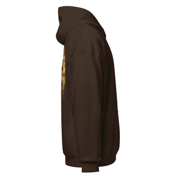 unisex-heavy-blend-hoodie-dark-chocolate-right-6925ce0f3e230.jpg Brown hoodie side view with pocket