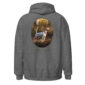 Gray hoodie with English Pointer design