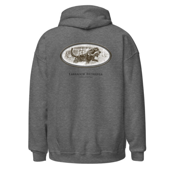 unisex-heavy-blend-hoodie-graphite-heather-back-6925fc8eca430.jpg Gray hoodie with Labrador Retriever graphic
