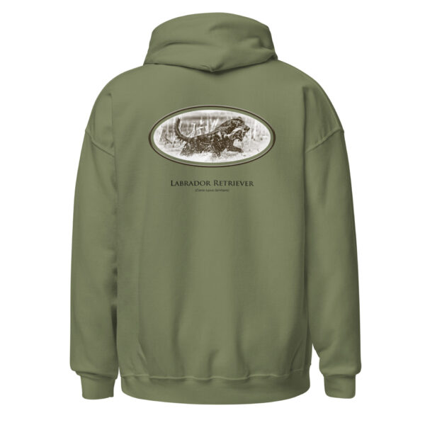 unisex-heavy-blend-hoodie-military-green-back-6925fc8eef1f4.jpg Green hoodie with Labrador Retriever graphic on back.