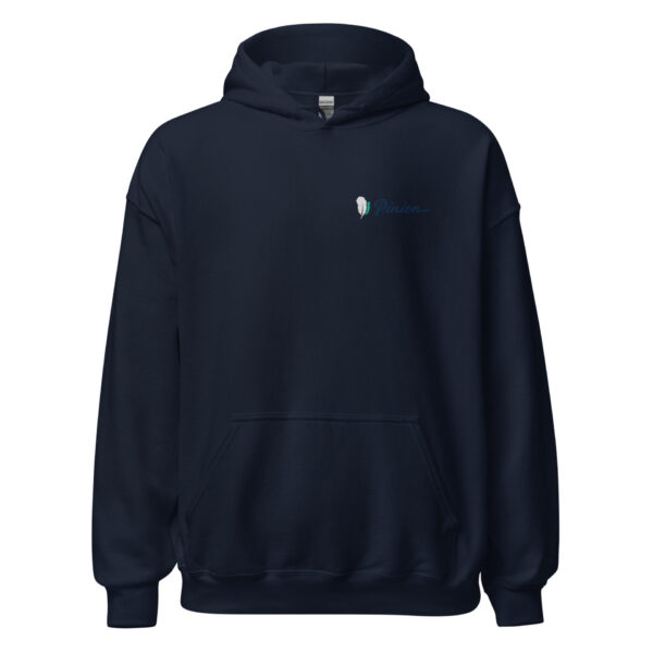 unisex-heavy-blend-hoodie-navy-front-6925bd640d38e.jpg Navy blue hoodie with logo on chest