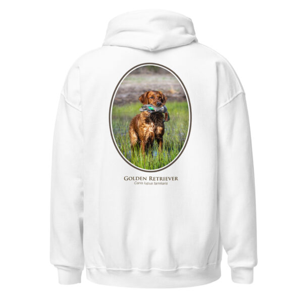 unisex-heavy-blend-hoodie-white-back-6925c19bddf6c.jpg Golden Retriever on white hoodie back design