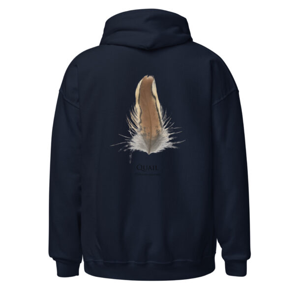 unisex-heavy-blend-hoodie-navy-back-693ac58da81bd.jpg Navy hoodie with quail feather design.