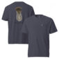 Navy t-shirt featuring Osceola turkey feather design.
