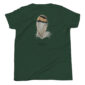 Green shirt with feather and Chukar text