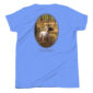 Blue T-shirt featuring English Pointer dog image