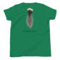 Green shirt with Merriam's Turkey feather design.