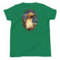 Green shirt with Labrador Retriever design