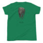 Green T-shirt with Pintail feather design.