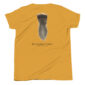 Yellow shirt with Rio Grande Turkey feather design.