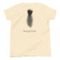 T-shirt with Merriam's Turkey feather illustration.