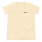 Beige t-shirt with small logo on chest