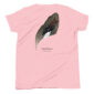 Pink shirt with gadwall wing design.