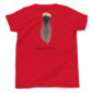 Red t-shirt with Merriam's Turkey feather design.