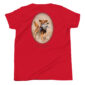 Red shirt with Golden Retriever image.